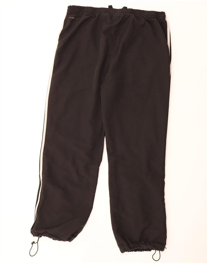 ADIDAS Mens Tracksuit Trousers Joggers XL   Black Polyester