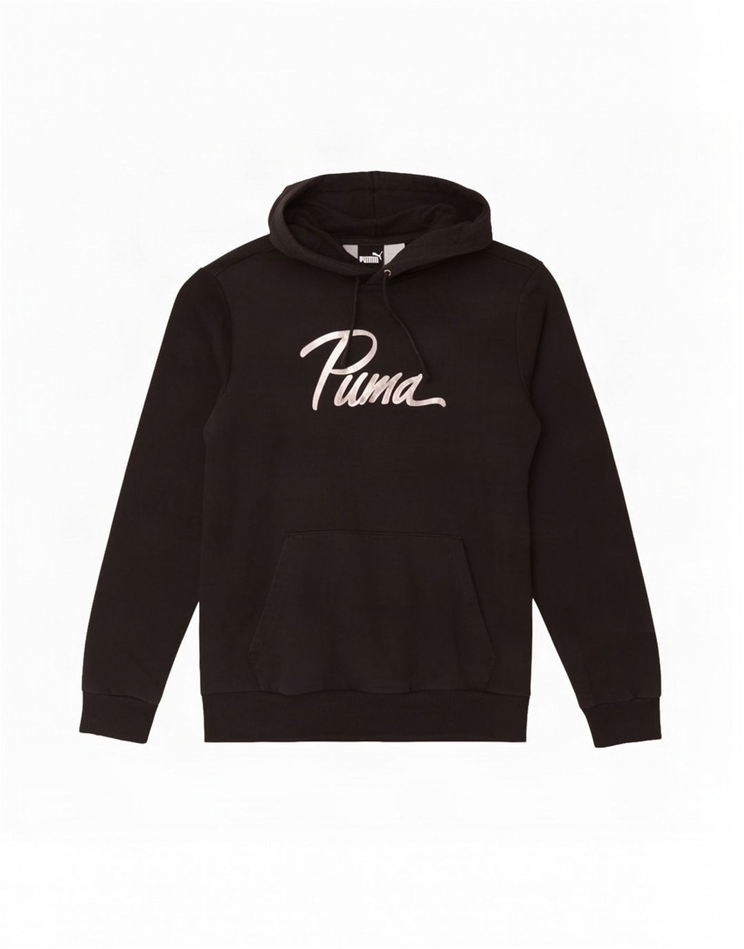 Puma Mens Graphic Hoodie Jumper Medium Black