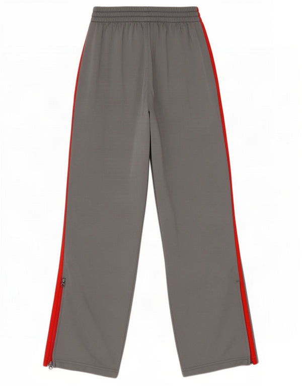 Adidas Girls Tracksuit Trousers 11-12 Years Grey Polyester