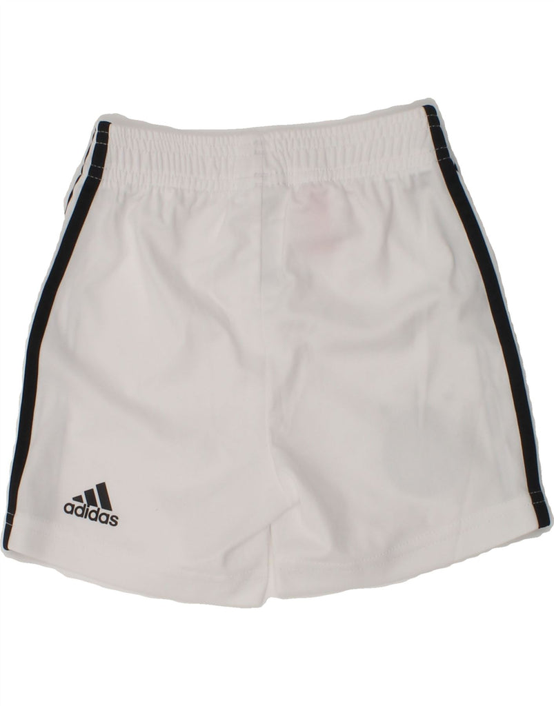 ADIDAS Baby Boys Deutscher Fussball Bund Sport Shorts 9-12 Months White | Vintage Adidas | Thrift | Second-Hand Adidas | Used Clothing | Messina Hembry 