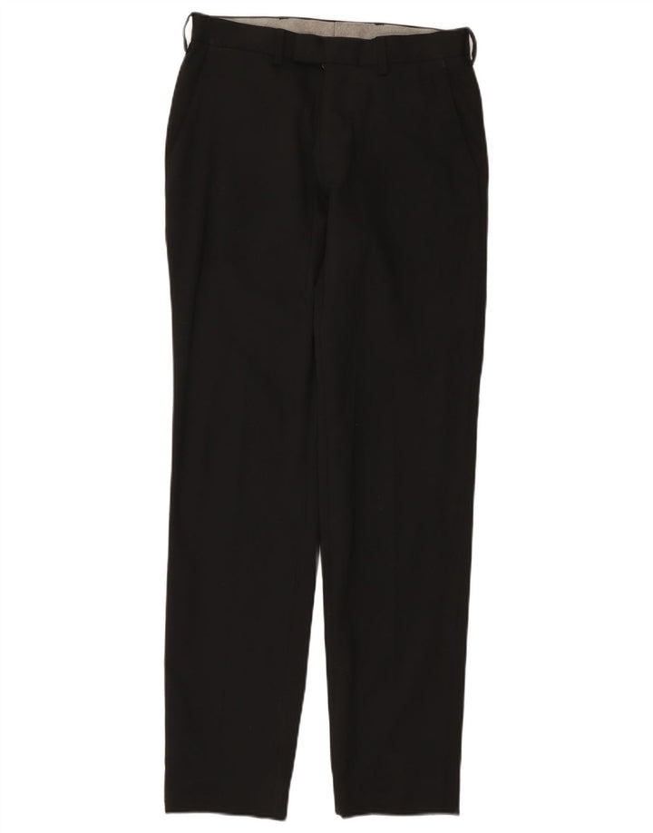 Marks & Spencer Womens Performance Slim Suit Trousers W28 L33 Black