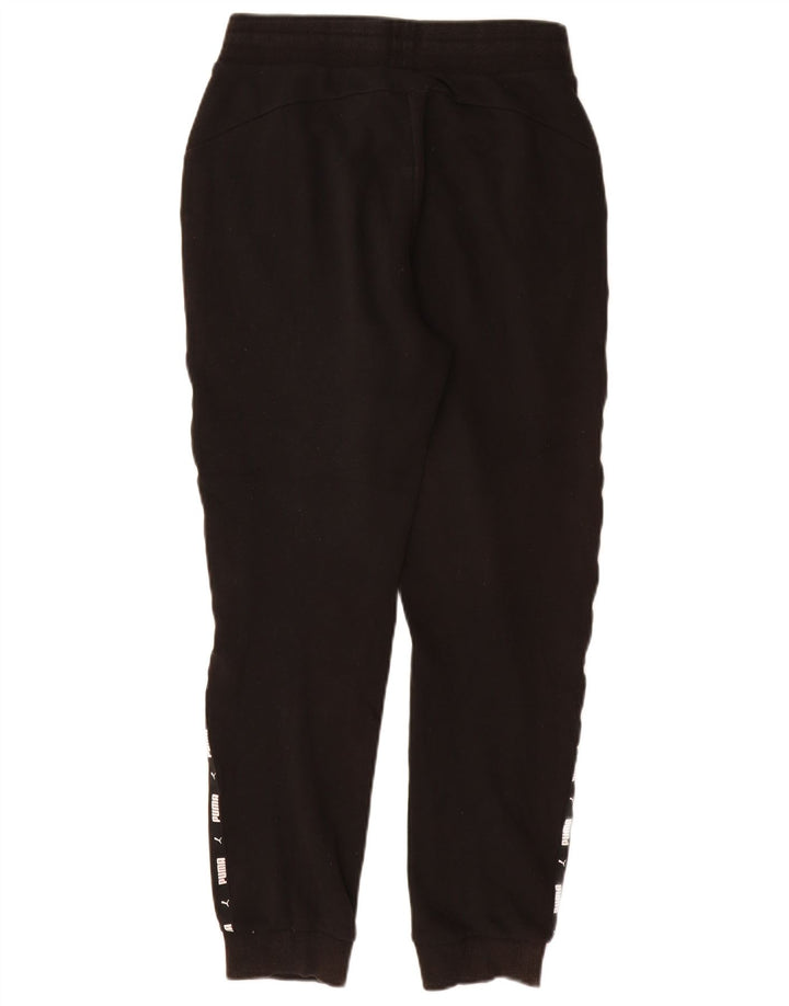 Puma Mens Graphic Tracksuit Trousers Joggers Small Black