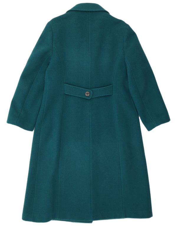 Simon Blair Womens Double Breasted Coat UK 16 Large Green New Wool