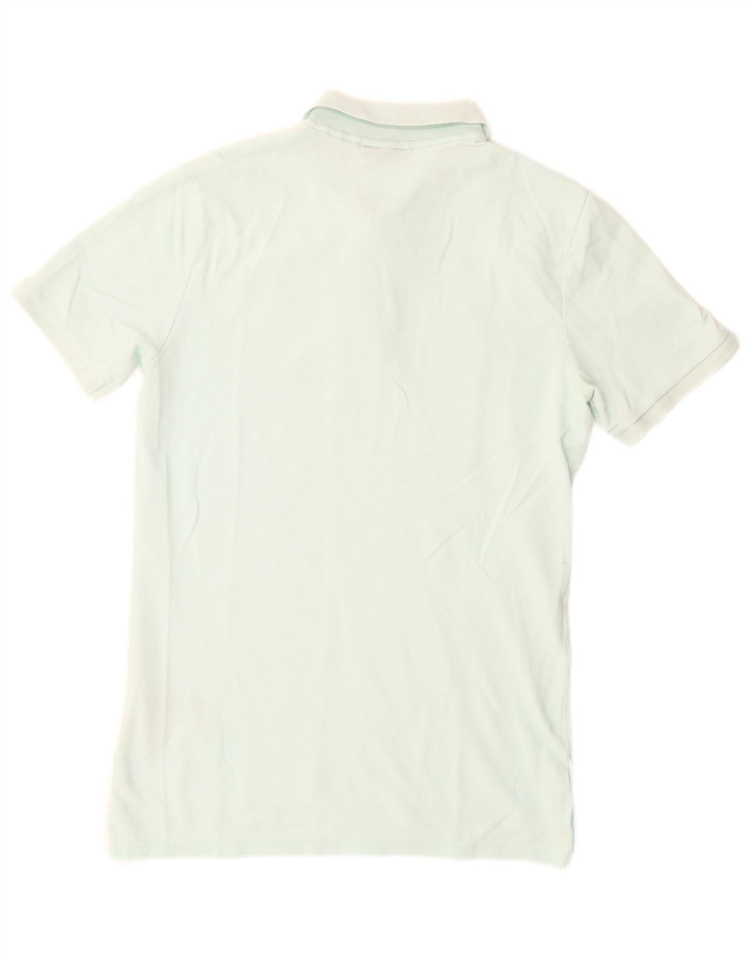 Nike Mens Polo Shirt Small Turquoise Cotton