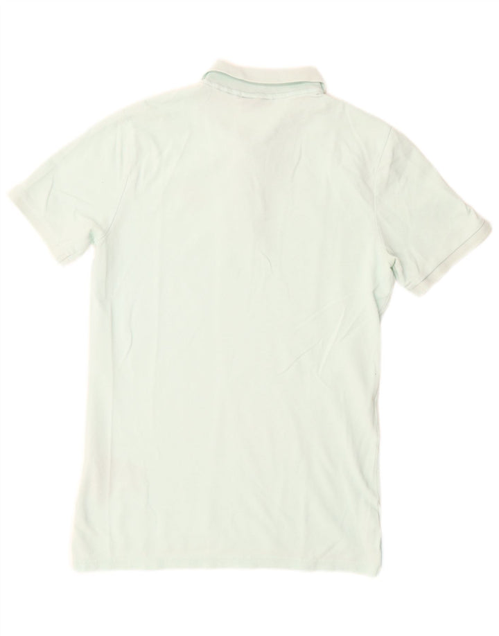 Nike Mens Polo Shirt Small Turquoise Cotton