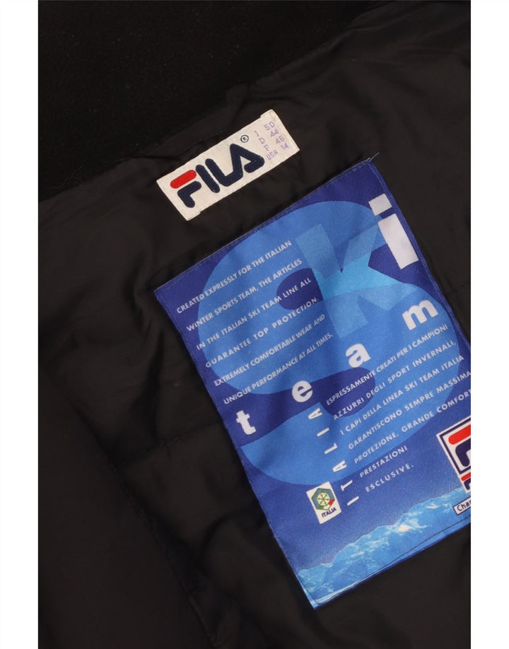 Fila Womens Ski Jacket US 14 XL Black Colourblock