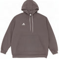 Adidas Mens Hoodie Jumper 2XL Grey Cotton