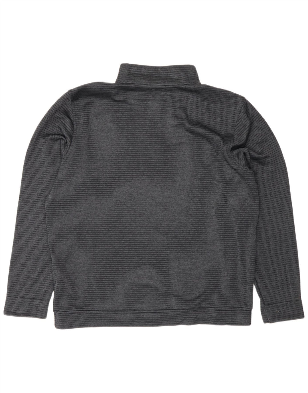 Under Armour Mens Storm-Fit Zip Neck Pullover Tracksuit Top XL Grey Striped