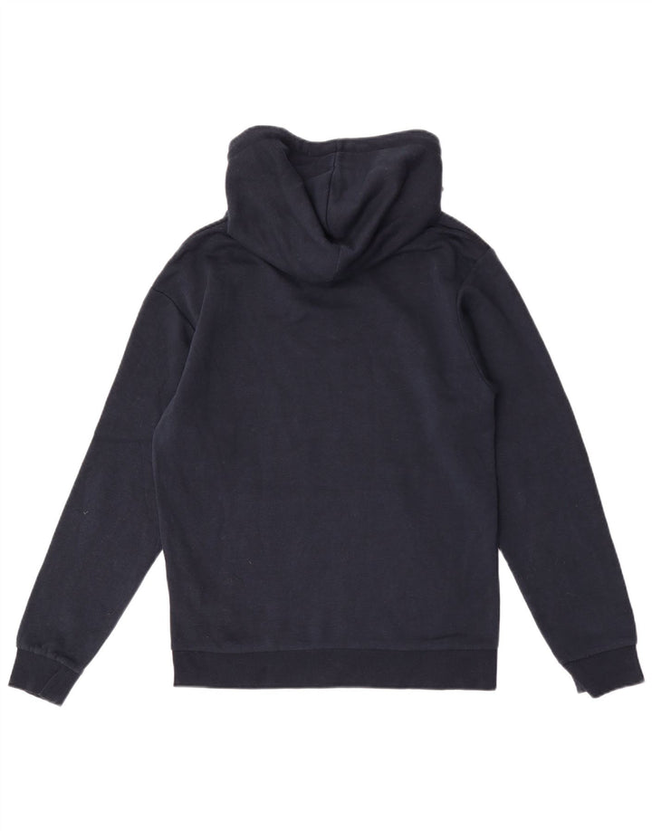 Jack & Jones Mens Hoodie Jumper Small Navy Blue Polyester