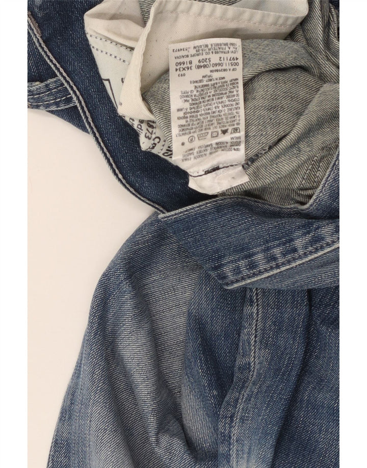 Levi's Mens 511 Slim Jeans W36 L29 Blue Cotton