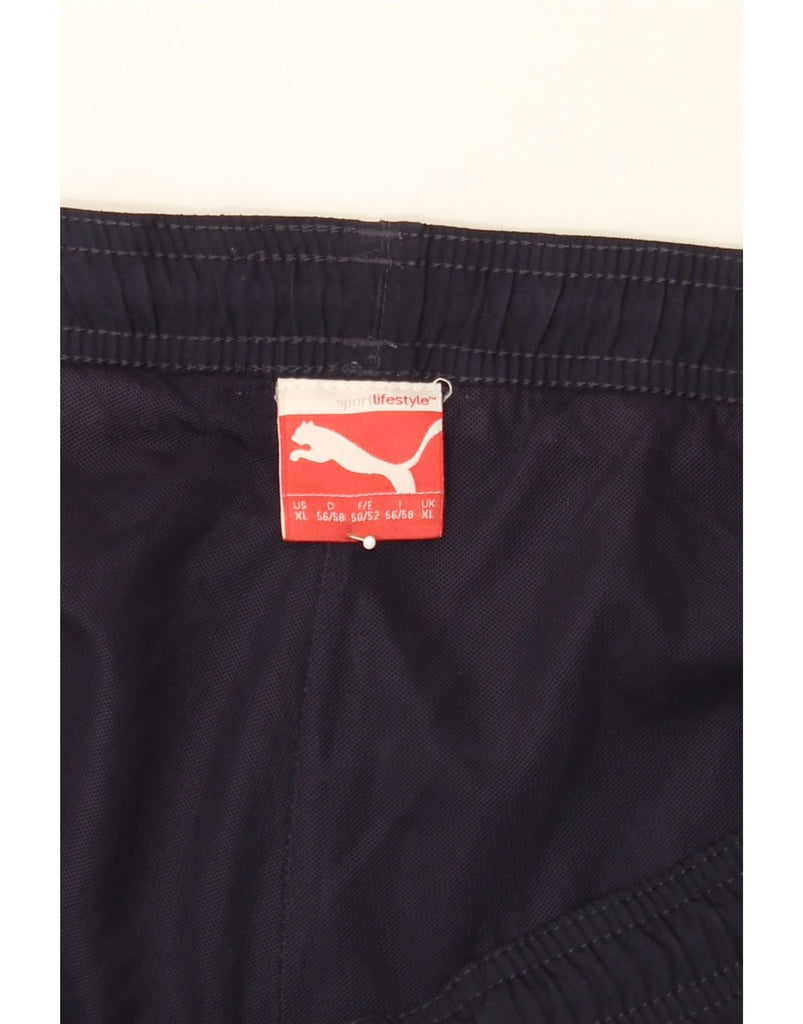 PUMA Mens Sport Shorts XL W40 Navy Blue Vintage Puma and Second-Hand Puma from Messina Hembry 