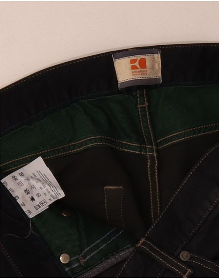 Hugo Boss Mens Straight Jeans W32 L32 Black