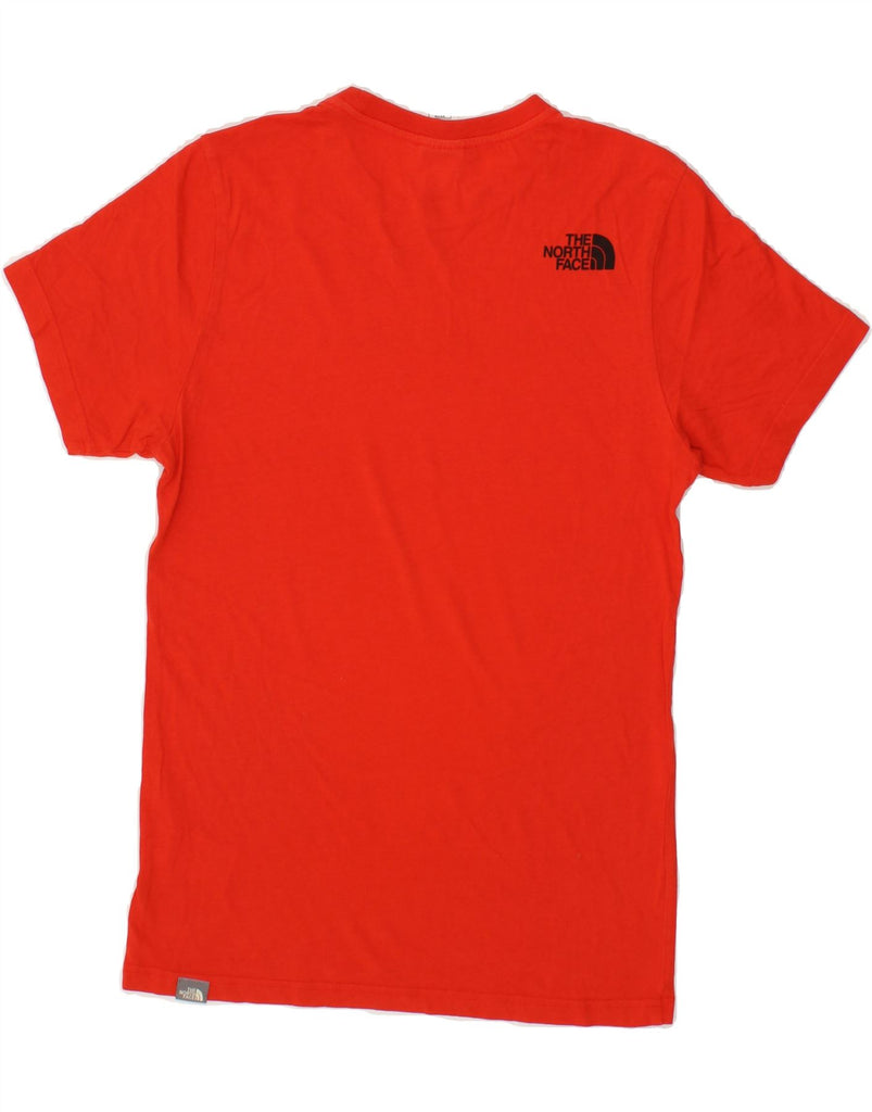 THE NORTH FACE Mens Graphic T-Shirt Top XS Red Cotton Vintage The North Face and Second-Hand The North Face from Messina Hembry 
