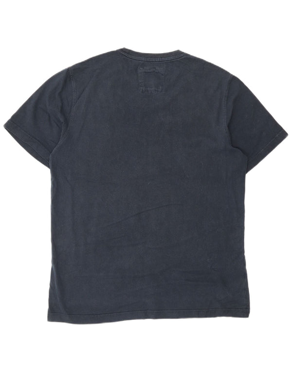 Crew Clothing Mens T-Shirt Top Large Navy Blue Cotton