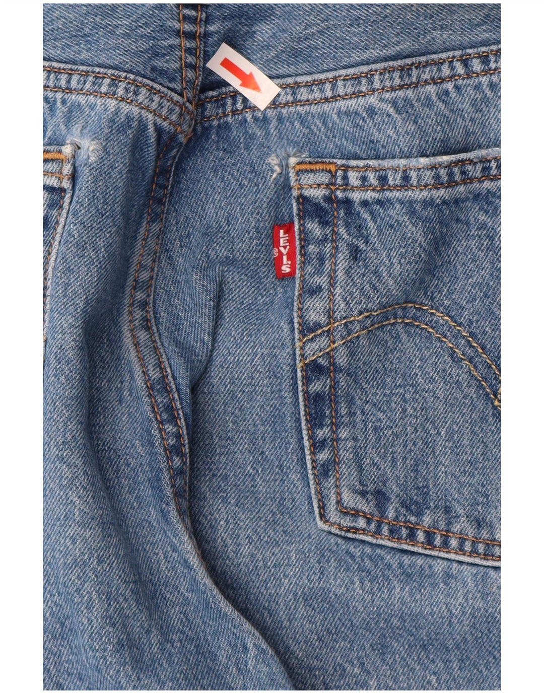 Levi's Womens 501 Straight Jeans W30 L30 Blue