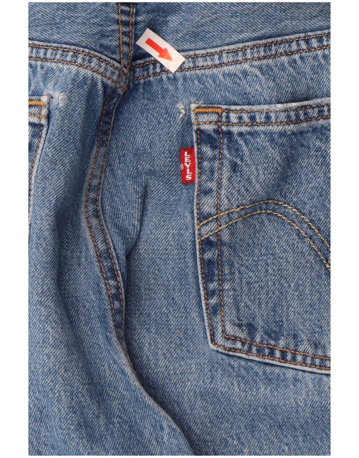Levi's Womens 501 Straight Jeans W30 L30 Blue