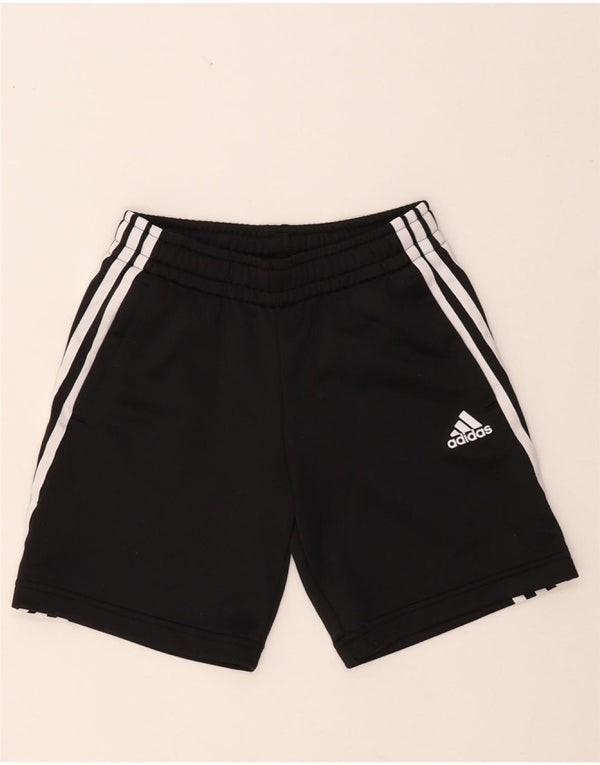 ADIDAS Boys Aeroready Sport Shorts 9-10 Years  Black Polyester
