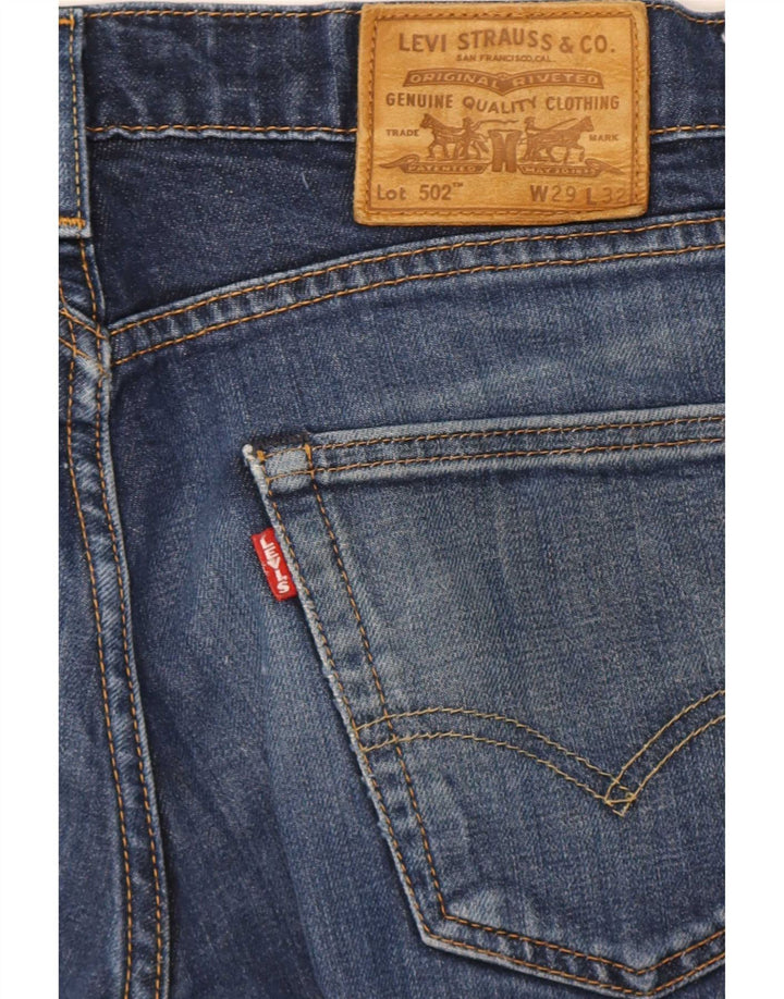 Levi's Mens 502 Tapered Jeans W29 L32 Blue
