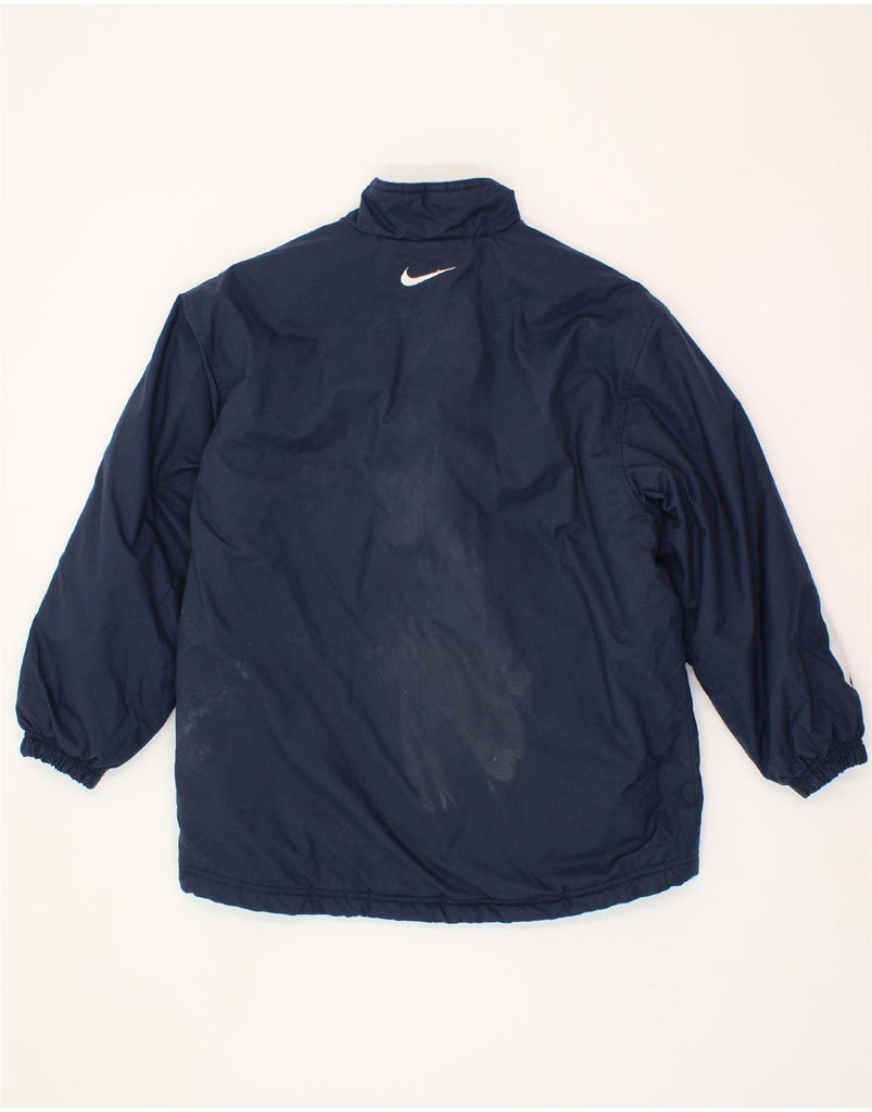 NIKE Boys Tracksuit Top Jacket 11-12 Years Medium Navy Blue Polyester Vintage Nike and Second-Hand Nike from Messina Hembry 
