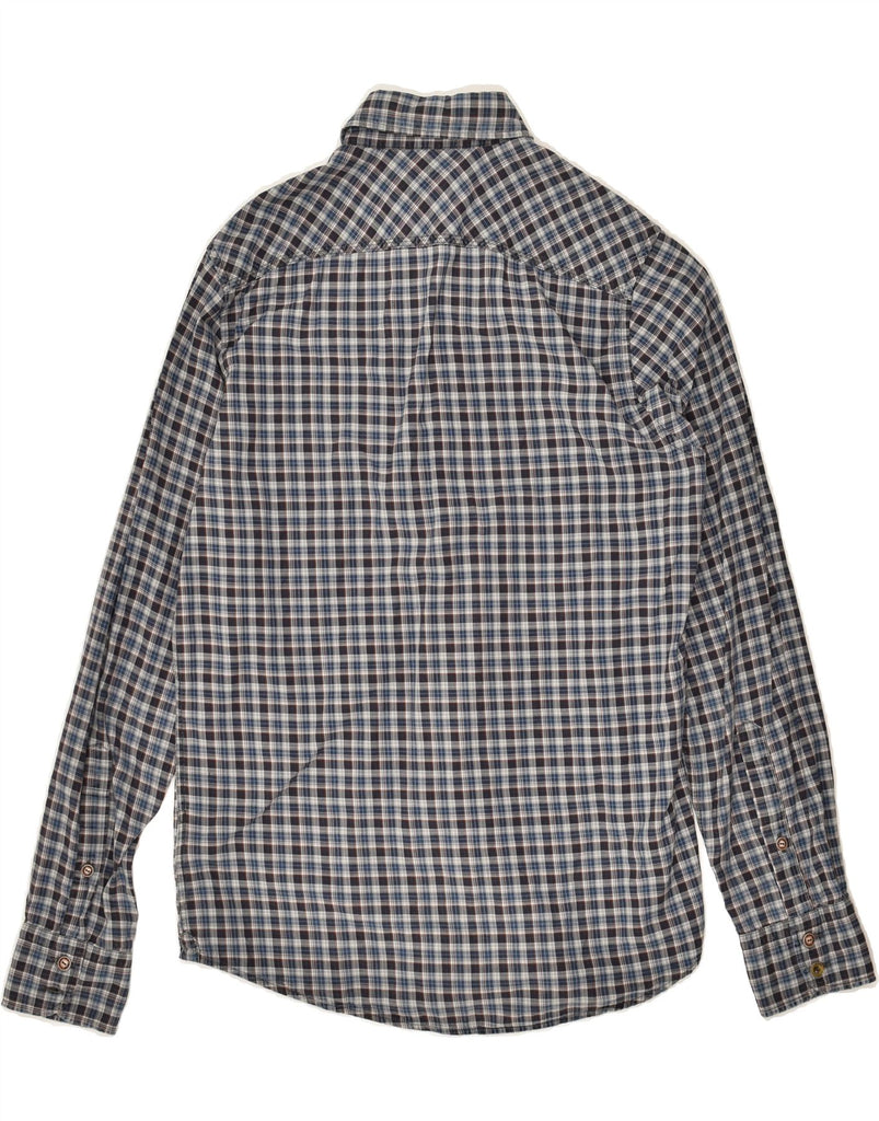 MARLBORO CLASSICS Mens Custom Fit Shirt Small Grey Check Cotton | Vintage Marlboro Classics | Thrift | Second-Hand Marlboro Classics | Used Clothing | Messina Hembry 