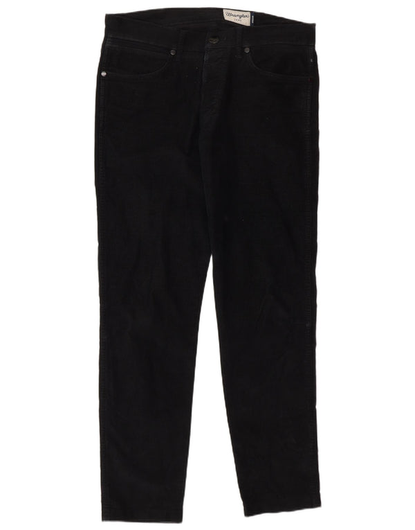 Wrangler Mens Spencer Slim Corduroy Trousers W32 L30 Black