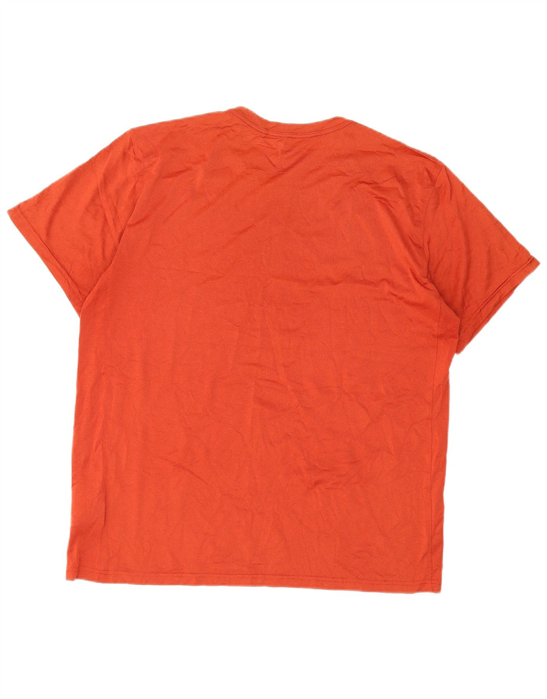 NIKE Mens Dri Fit T-Shirt Top XL Orange Polyester