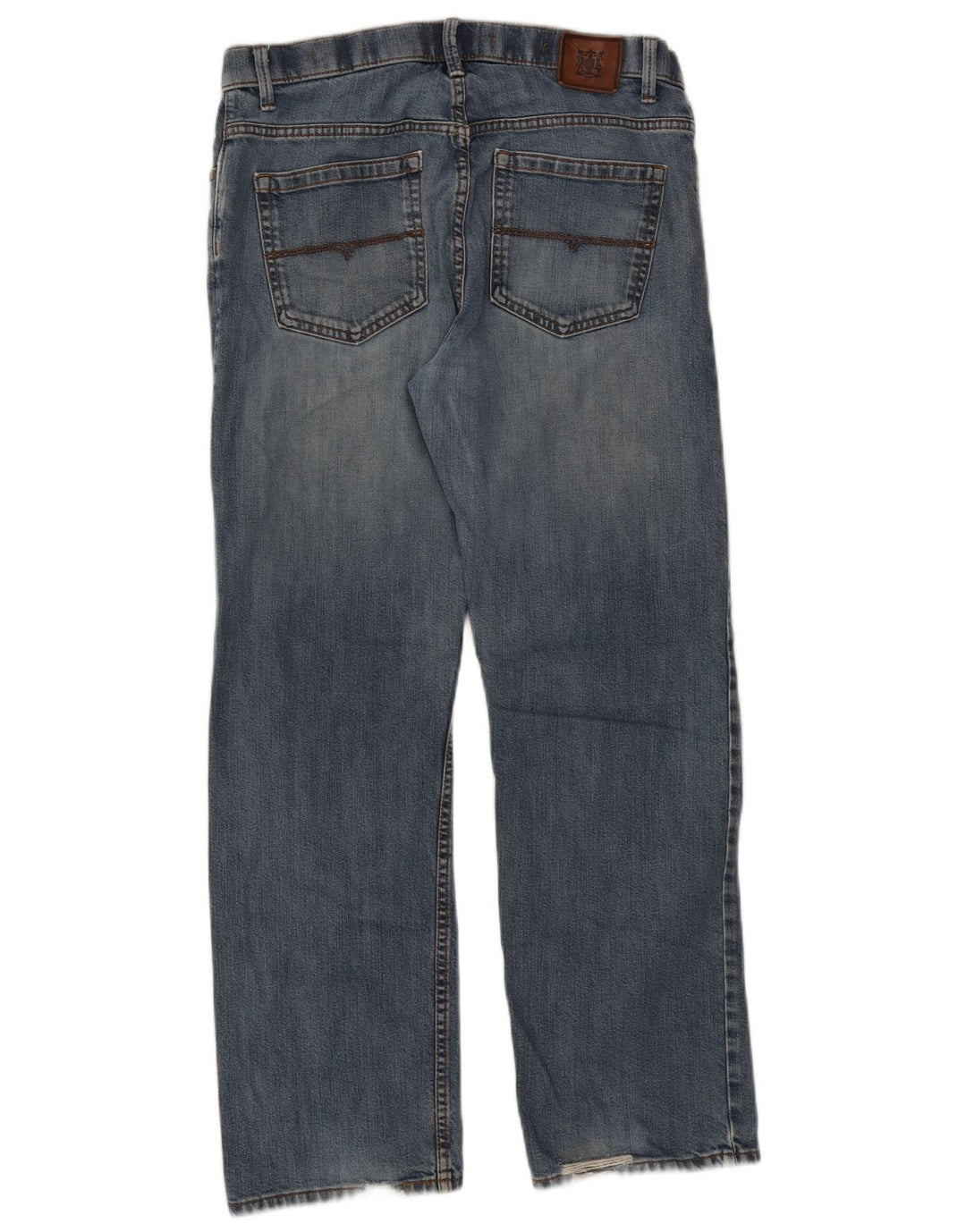 Marks & Spencer Mens Regular Fit Straight Jeans W34 L31 Blue Cotton