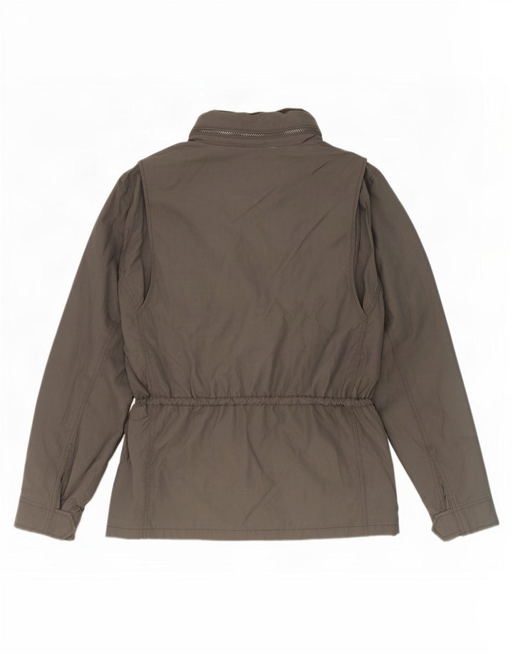 Gap Mens Hooded Utility Jacket UK 38 Medium Grey Cotton
