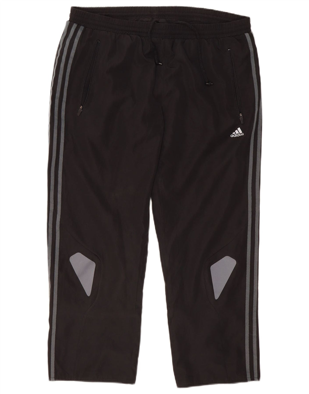 Adidas Womens Climacool Crop Tracksuit Trousers UK 16 Large  Black