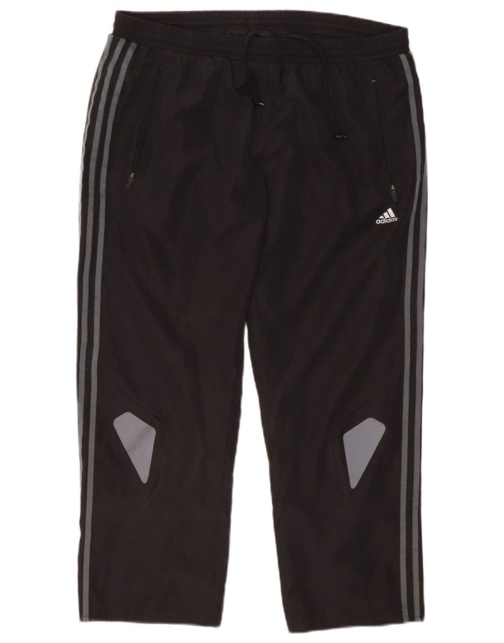 Adidas Womens Climacool Crop Tracksuit Trousers UK 16 Large  Black