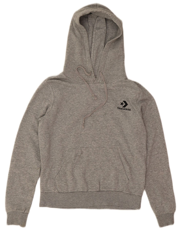 Converse Mens Hoodie Jumper Small Grey Cotton