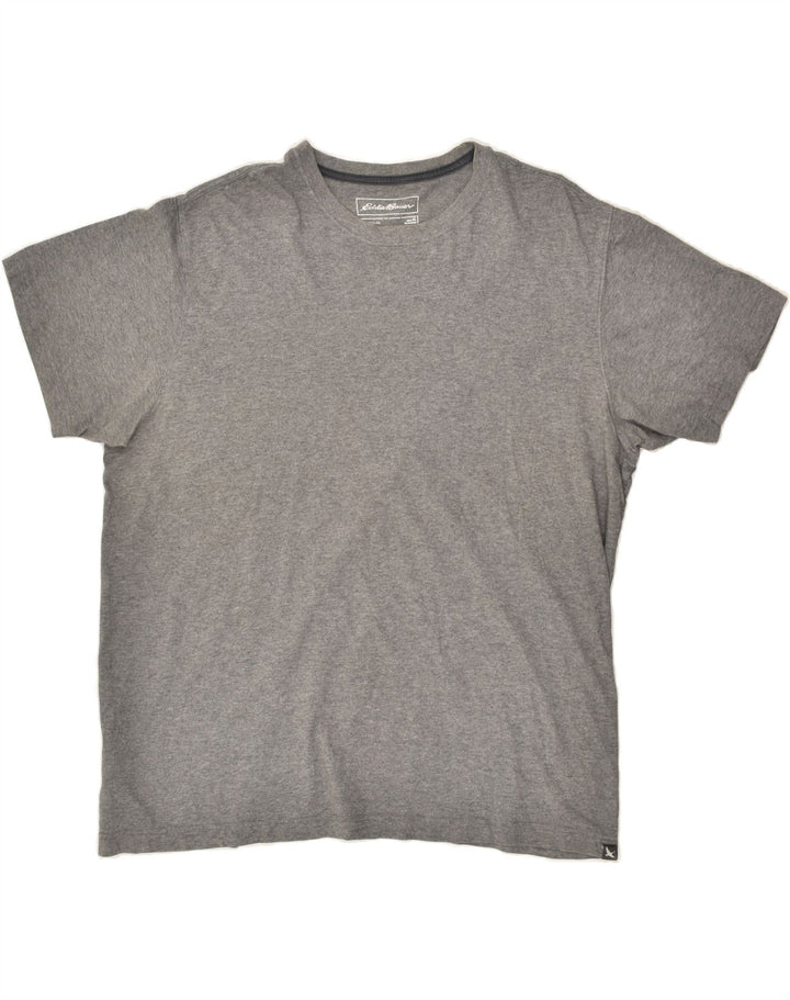 EDDIE BAUER Mens T-Shirt Top XL Grey Cotton | Vintage Eddie Bauer | Thrift | Second-Hand Eddie Bauer | Used Clothing | Messina Hembry 