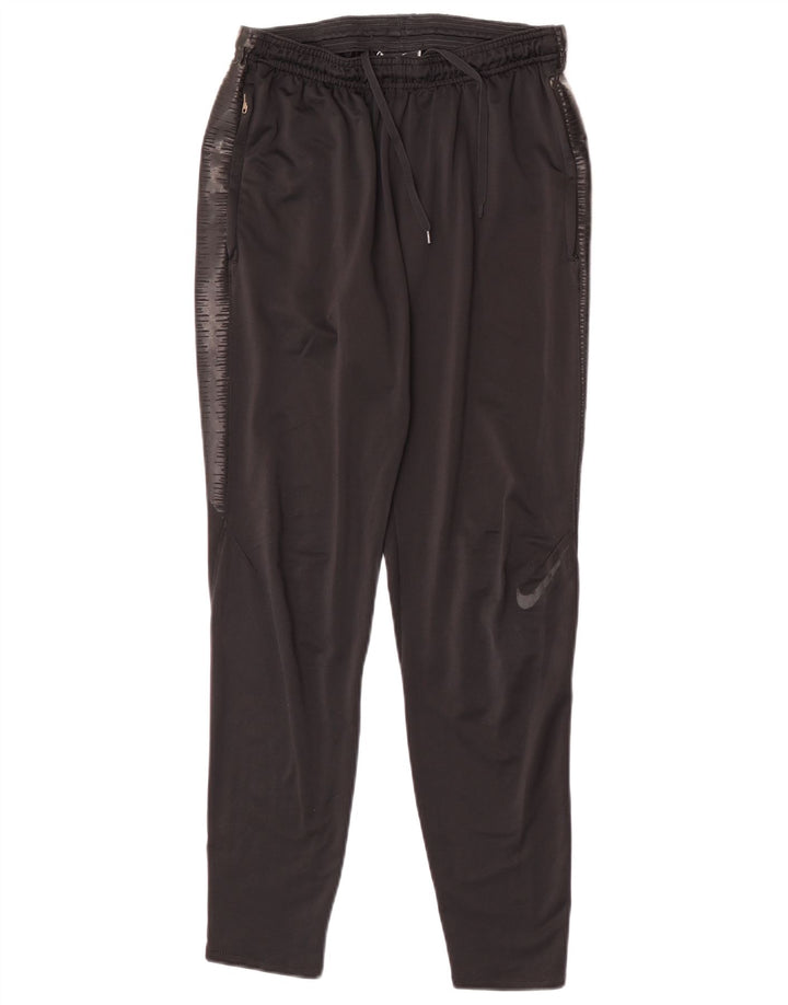 Nike Mens Dri Fit Graphic Tracksuit Trousers Small  Black Polyester