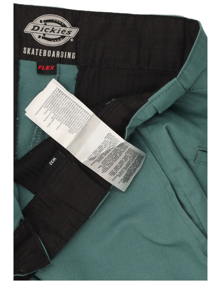 Dickies Mens Flex Chino Shorts W32 Medium Green Cotton
