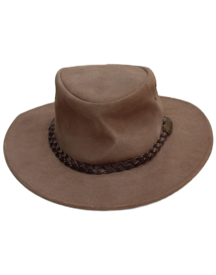 Jacaru Australia Mens Suede Cowboy Hat Medium/Large Brown Western