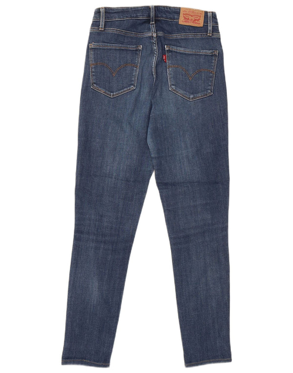 Levi's Womens 721 High Rise Skinny Jeans W26 L27 Blue Cotton