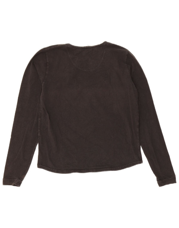 Nike Womens Top Long Sleeve US 4/6 Small Black Cotton