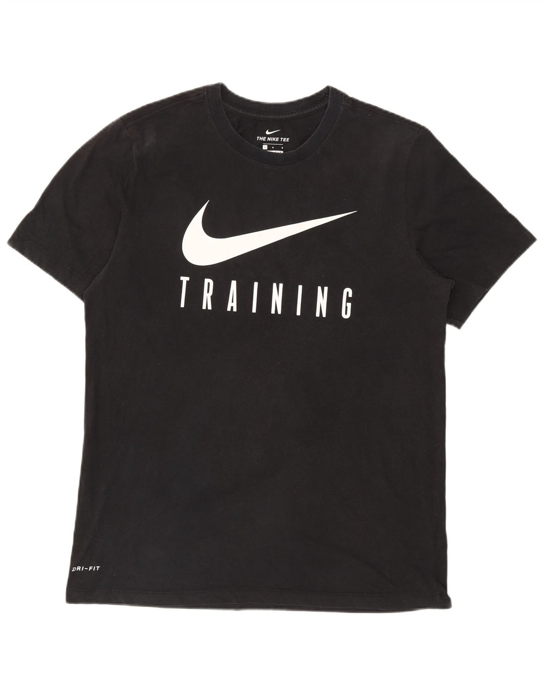 Nike Mens Dri Fit Graphic T-Shirt Top Large Black