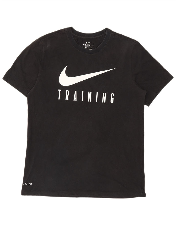Nike Mens Dri Fit Graphic T-Shirt Top Large Black