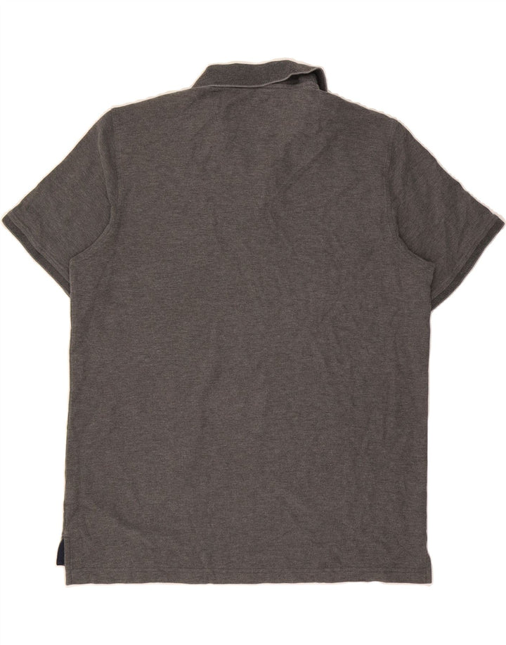 IZOD Mens Stretch Polo Shirt XL Grey Cotton Vintage Izod and Second-Hand Izod from Messina Hembry 
