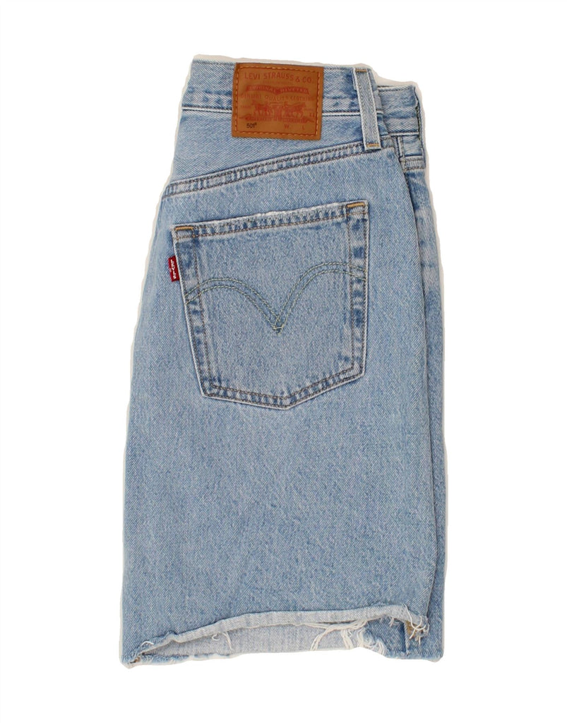 LEVI'S Womens 501 Denim Skirt W26 Small Blue Cotton Vintage Levi's and Second-Hand Levi's from Messina Hembry 