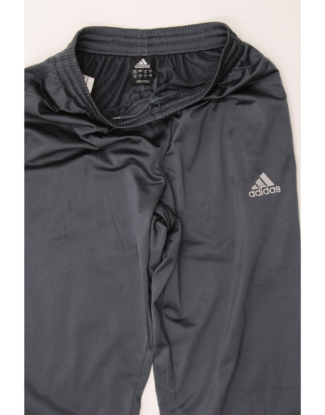 ADIDAS Mens Tracksuit Trousers UK 38/40 Medium  Black Polyester Vintage Adidas and Second-Hand Adidas from Messina Hembry 