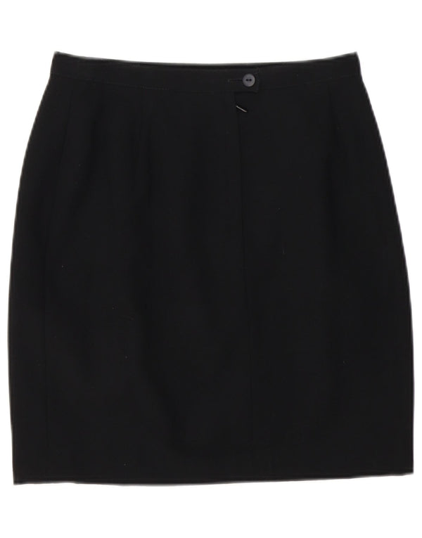 Renzo Womens Pencil Skirt EU 38 Medium W28 Black