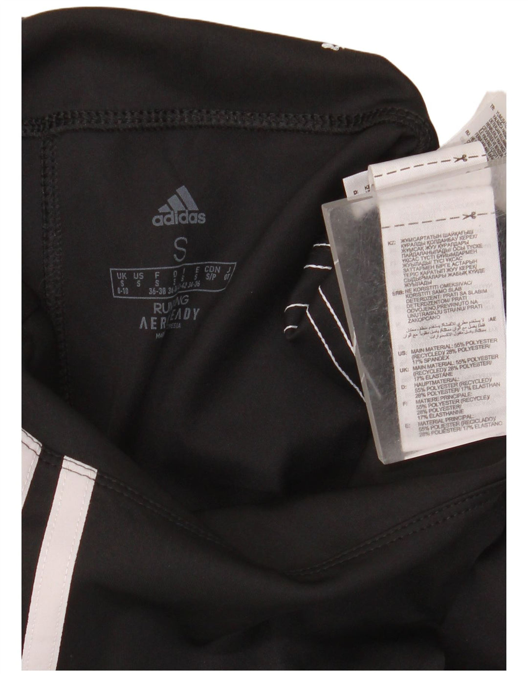 Nike Womens Aeroready Leggings UK 8/10 Small  Black Polyester
