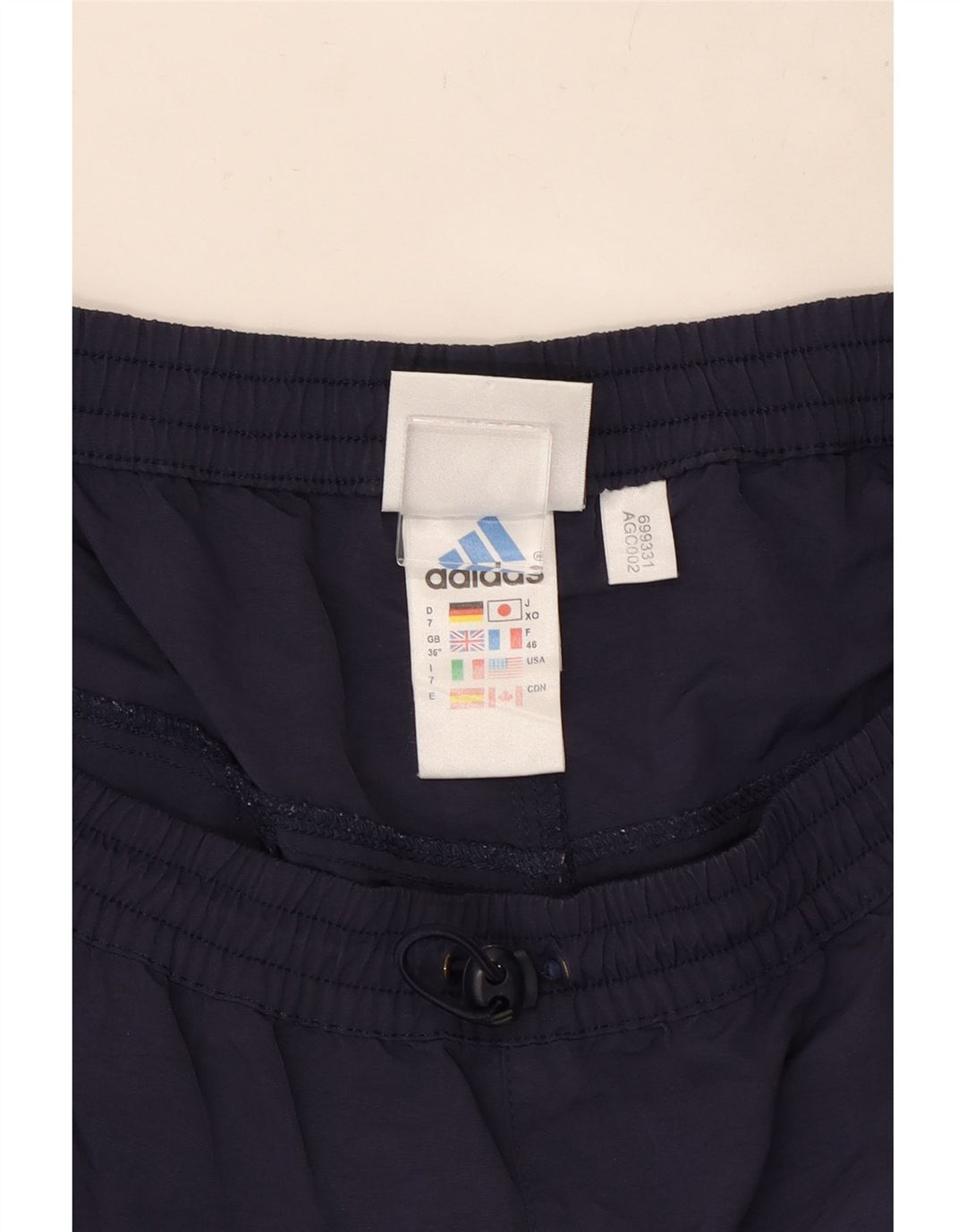 ADIDAS Mens Sport Shorts Large  Navy Blue Polyester