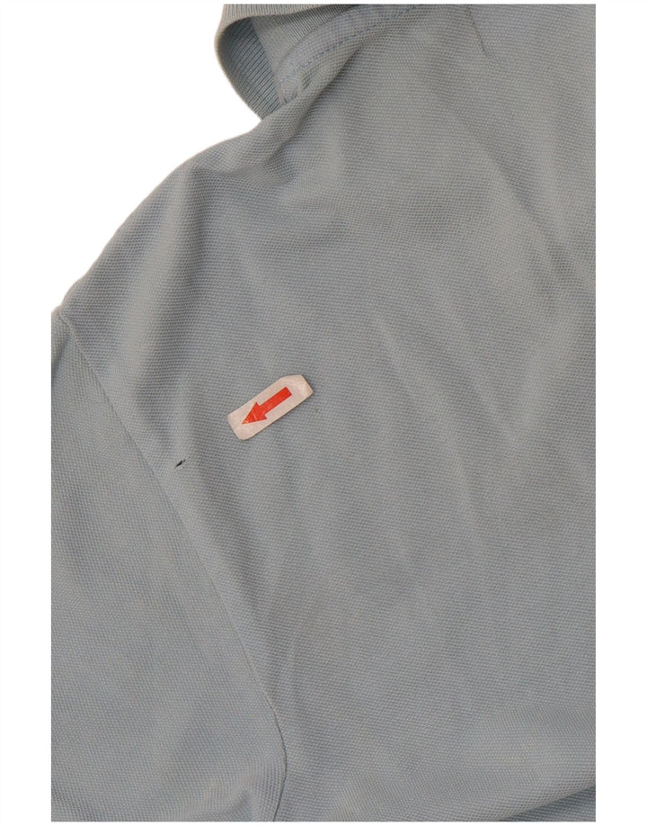 Kappa Womens Polo Shirt UK 12 Medium Blue Cotton
