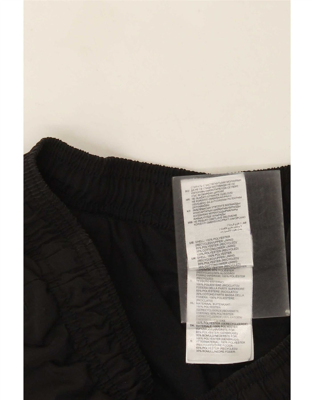 Adidas Mens Tracksuit Trousers Joggers Large Black Polyester