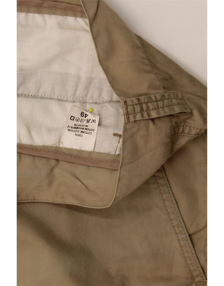 WAMPUM Mens Chino Shorts IT 49 Medium W36  Beige Cotton Vintage Wampum and Second-Hand Wampum from Messina Hembry 