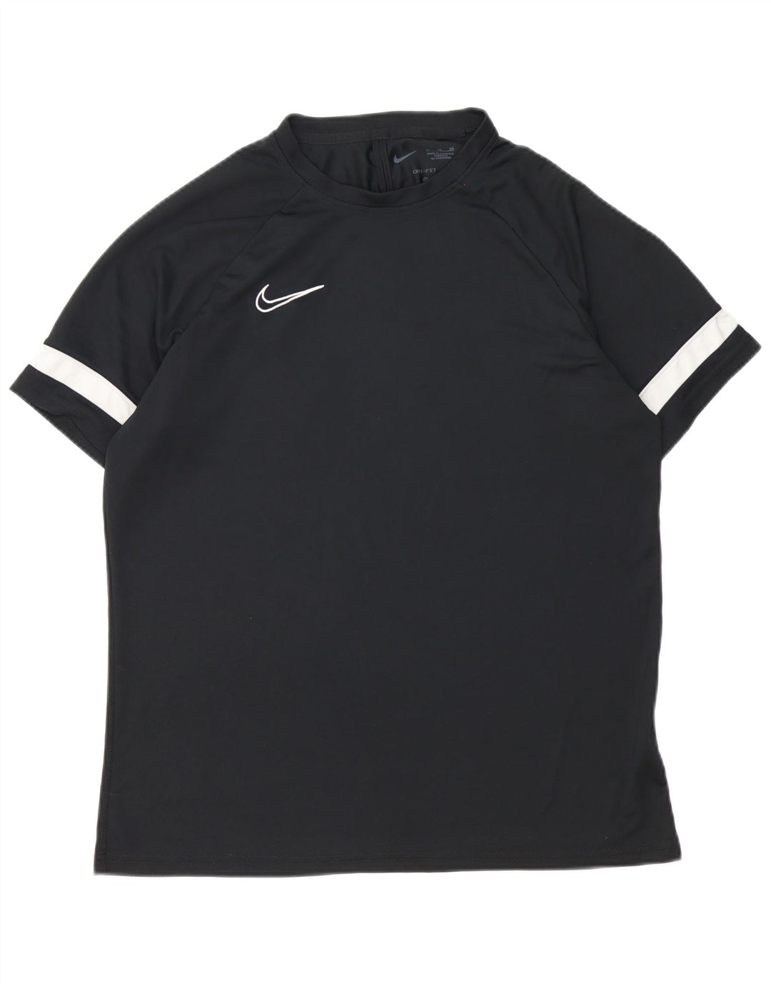 Nike Mens Dri Fit T-Shirt Top XL Black Colourblock