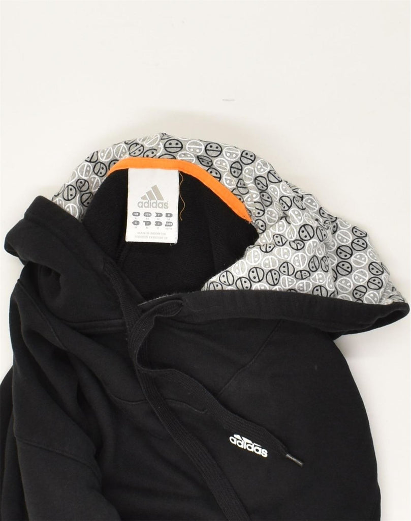 ADIDAS Mens Hoodie Jumper Medium Black Cotton | Vintage Adidas | Thrift | Second-Hand Adidas | Used Clothing | Messina Hembry 